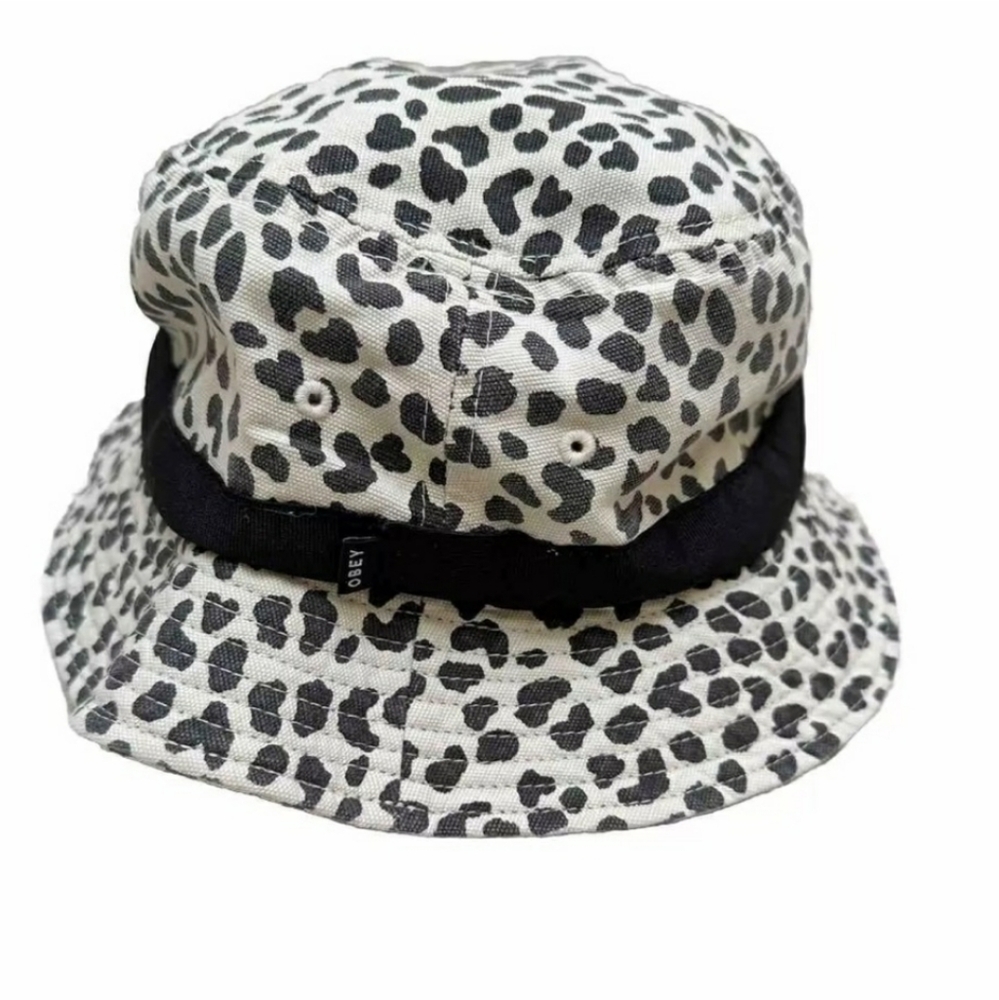 Obey animal print bucket hat
